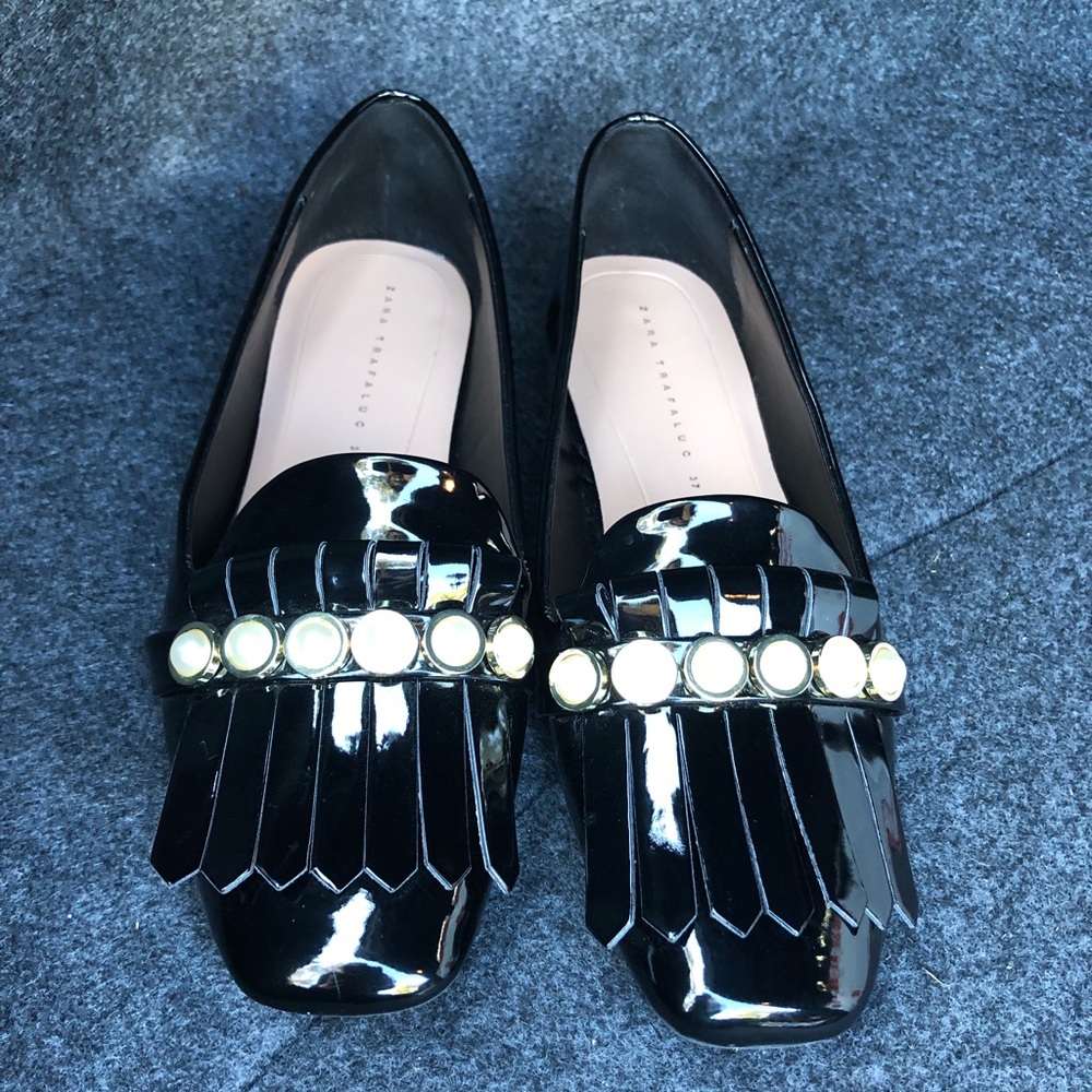 Zara Loafers with Pearls